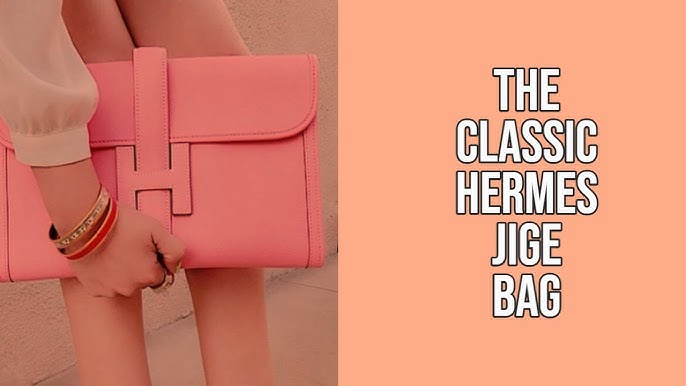 Hermes Juane Epsom Leather Jige Elan 29 Clutch Bag - Yoogi's Closet