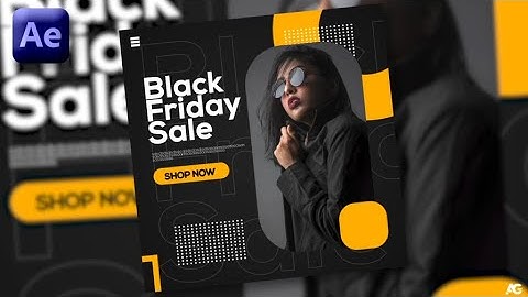 After Effects Bigginer Tutorial - Social Media Poster Design - No Plugins