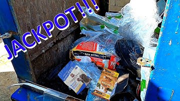 Dumpster Diving For Free Food And Dog Food