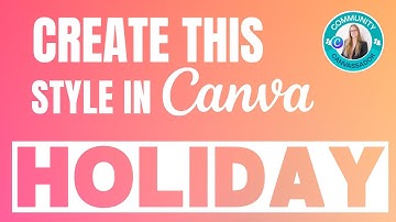 CANVA TEXT EFFECTS  - SUMMER VIDEO SERIES GRADIENT TEXT #canva #createoncanva #canvassador