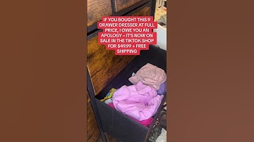 Boost bedroom storage with this 9-drawer dresser #9drawerdresser