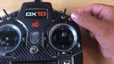 Custom Voice Setup on Spektrum DX 18