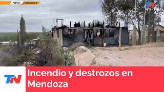 MENDOZA: Casas y locales destruidos por el incendio en El Challao