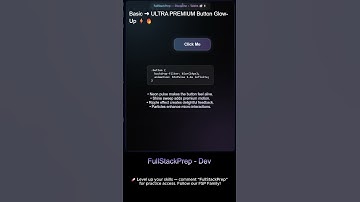 Button CSS Glow-Up 🚀 | Old Button ❌ → Ultra Premium UI ✅ #fullstackprep #uianimation #coding #code