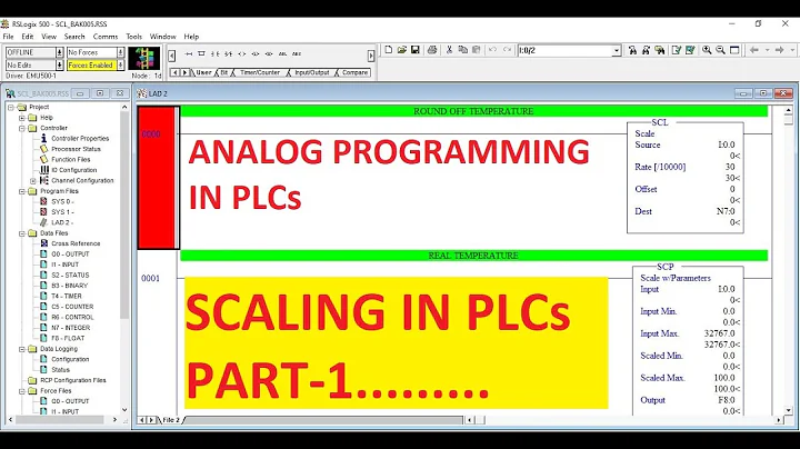 Analog Programming in PLCs, SCALING Part-1