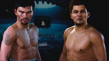 Manny Pacquiao vs Roberto Duran FULL FIGHT | Undisputed Boxing Game AI Simulation (CPU vs CPU)