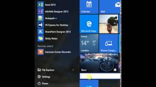 Group Windows 10 start tiles