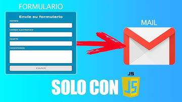 Como ENVIAR un FORMULARIO a traves del MAIL solo con JavaScript