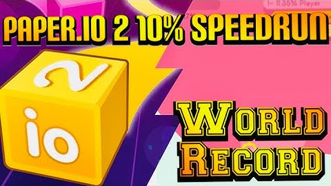 Paper.io 2 10% Speedrun(FWR) in 16s 255ms