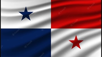 Panama Flag 25 sec Loop - FREE Full HD Stock Footage - Realistic Flag Wave Animation.