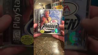 Sealed Madden 2000 Play Station PS1 sealed video game. #vintagevideogame #johnmadden
