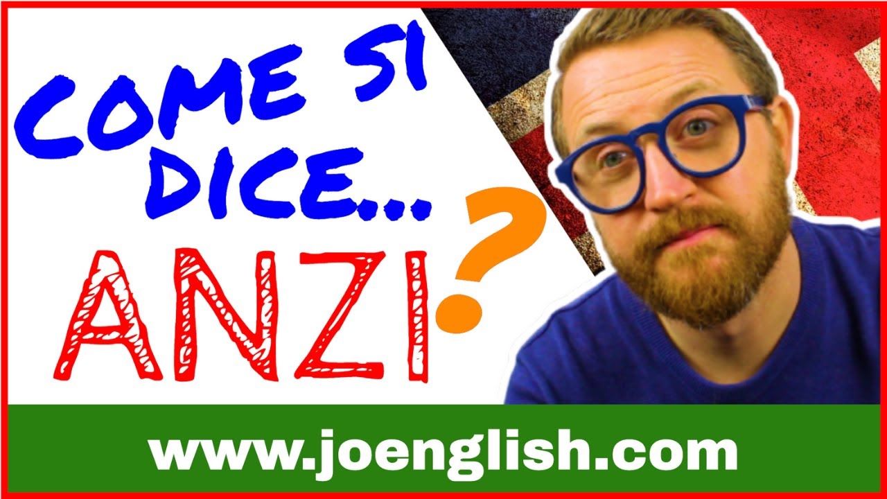 Come si dice ANZI in inglese?? YouTube