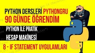 PYTHON HESAP MAKİNESİ - PythonDersleri - 8