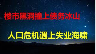 中国10大史诗级溃败：房地产黑洞/化不开的债务枷锁/人口结构性崩塌/史上最恐惧失业浪潮/最不公平养老鸿沟/外资撤离与移民潮/公信力归零......