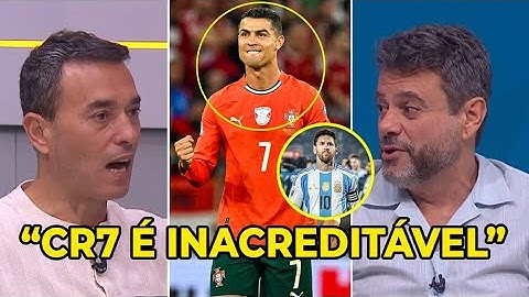 ERIC FARIA E ANDRÉ RIZEK SURPREENDEM AO FALAR DE CRISTIANO RONALDO E MESSI, E SOBRA PARA NEYMAR