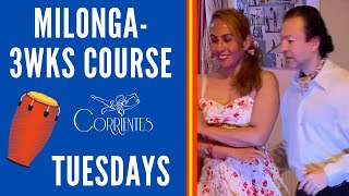 Ready to Dance Milonga? 3 Wks Course. From Candombe to Milonga Traspié with fun and playful Combos.