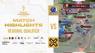 (MLBB MEN) HIGHLIGHT XENA 02 VS. LORX - 32 BESAR FINAL REGIONAL QUALIFIER