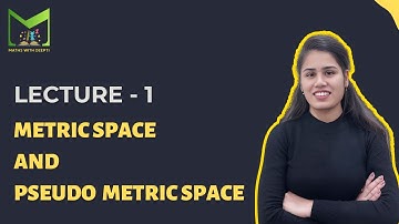 Lecture-1 | Overview of Metric Spaces | Pseudo Metric  | Definition | Examples | Metric Spaces