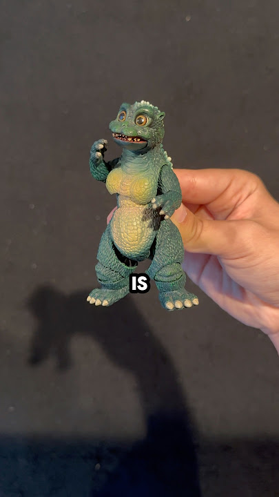 BABY GODZILLA REVIEW 🔥🔥 #fyp #godzilla #collection #actionfigures #review #shmonsterarts