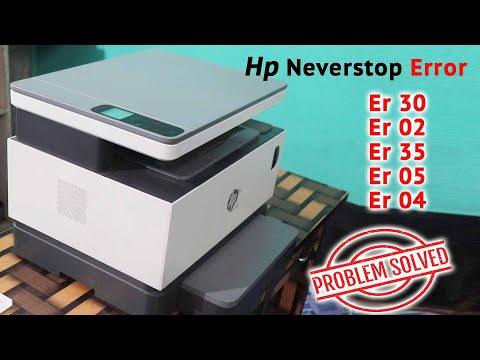 Error codes and solution of hp neversop printers
