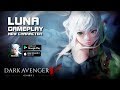 Dark Avenger 3 - Luna (New Character) - Gameplay & Armor Preview - Android on PC - Mobile - F2P - KR
