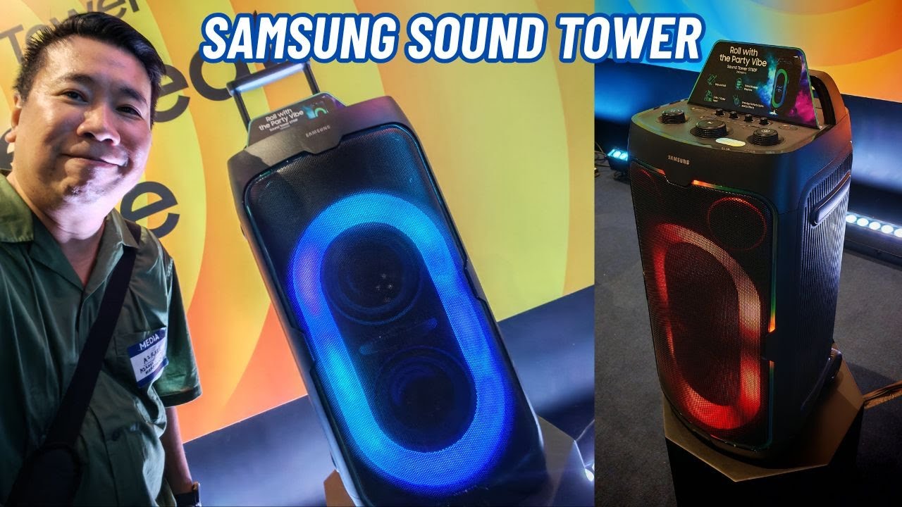 Акустическая система Samsung Sound Tower (рекомендуемая розничная цена на Филиппины: PHP17k-26k)