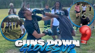 GUNS DOWN GLOVES UP🥊❗️
