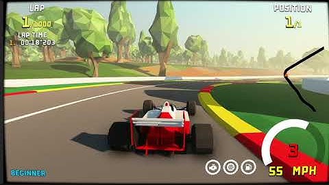 Super Retro GP - Crystal Park - Work In Progress track