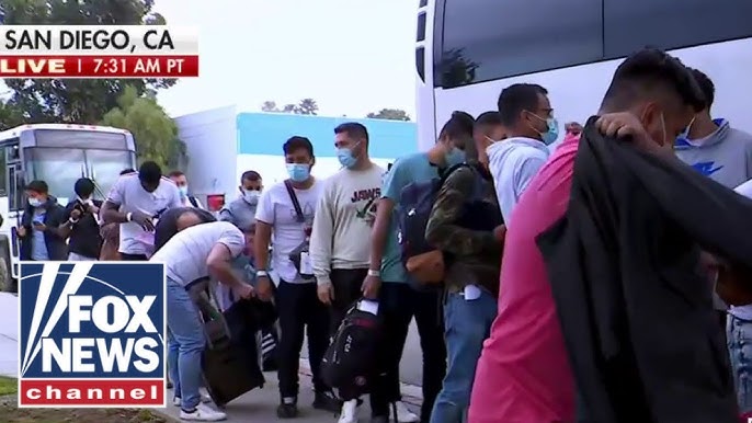 Fox News Captures Mass Migrant Drop Off In San Diego