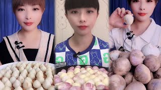 Garlic chili Spicy Food🌶️🌶️| ASMR Mukbang Garlic Chili Crispy eating show *FOOD VIDEOS