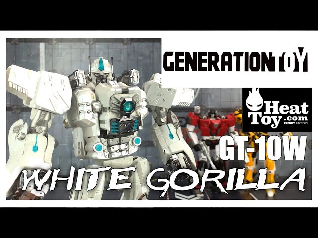 Generation Toys GT-10W White GORILLA Transformers Beast Wars T ...