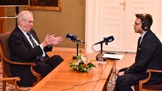 Exkluzivní rozhovor s prezidentem Milošem Zemanem