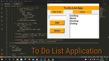 Make a to-do list app using python