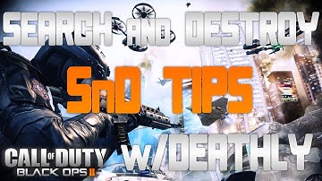Black Ops 2 Multiplayer Tips & Tricks - 16-0 S&D on Overflow || Search Tips w/ Deathly i Am