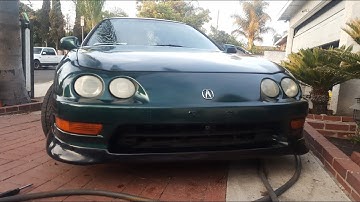 installing my new type r lip!