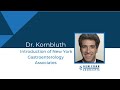 Dr asher kornbluths introduction of new york gastroenterology associates