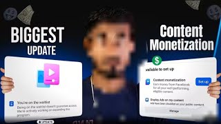Facebook New Update In ✅ Facebook Content Monetization | Facebook Monetize Kaise Kare