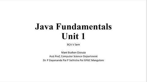 Primitive Data Types in Java