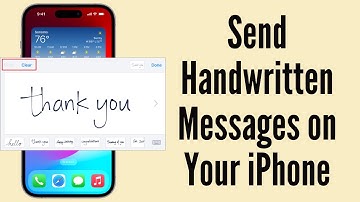How to Send Handwritten Messages on iPhone