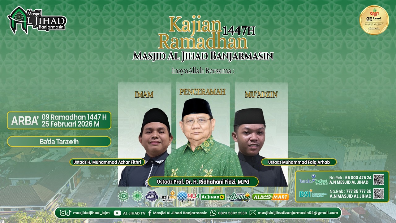 Kajian Ba'da Tarawih #09 Ramadhan 1447H [25-02-26]