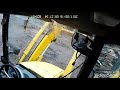 Разбил стекло на jcb komatsu