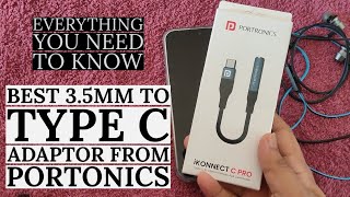 Best Type C to 3.5mm Jack by Portronics | Unboxing & User Review | For Phones without Headphone Jack