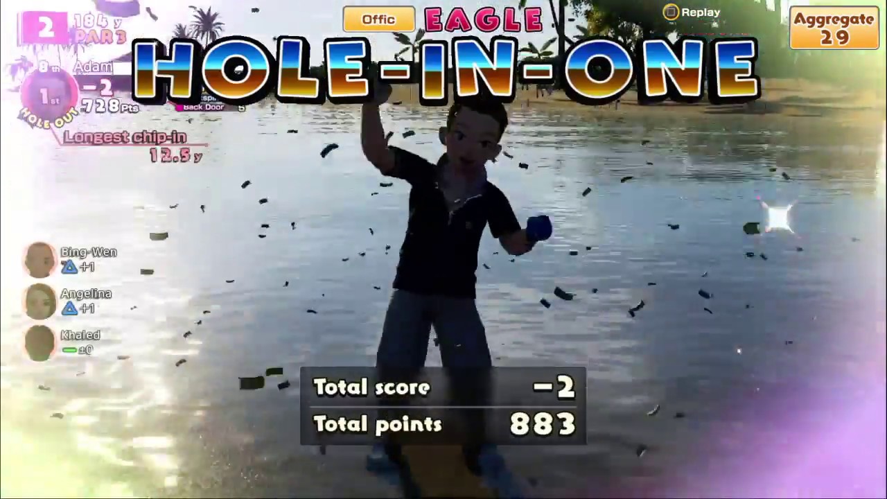 Pinhit Superbackspin Holeinone Everybody's Golf YouTube