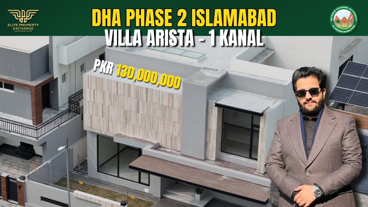 Modern 1 Kanal Designer House For Sale In DHA Phase 2 Islamabad | 3D Marble Elevation 