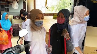 Simpati nasib mangsa banjir, Nabila Razali dan Wany Hasrita hulur bantuan cuci rumah