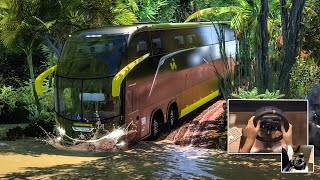 Extreme Bus Journey on Mud Road - Euro Truck Simulator 2