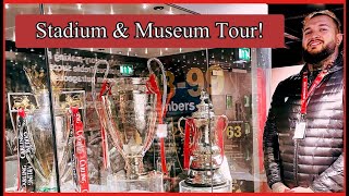 MANCHESTER UNITED OLD TRAFFORD MUSEUM AND STADIUM TOUR! 🏟