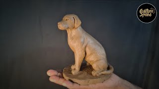 Making a dog with clay 🐕 | dog sculpture | clay sculpture
