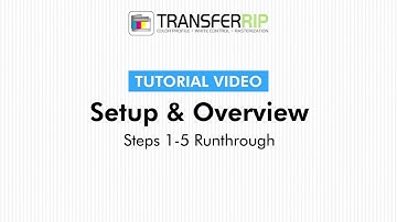 Transfer RIP software Part 2.6 - Steps 1-5 Run-through