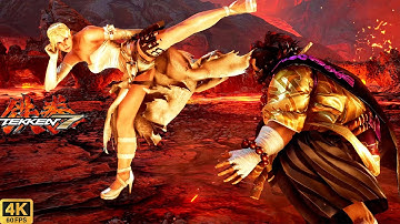 Tekken 7 | Nina 💥 Ganryu | CPU vs CPU AI vs AI